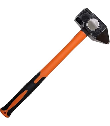 Amazon | 長谷伸ハンマー 破壊王 6P 900mm HA-230 オレンジ | 金工用